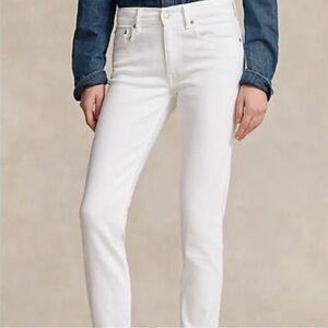 Polo Ralph Lauren Tompkins White Skinny Jeans